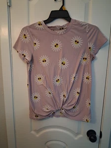 Wondernation Girls Pink With Daisies All Over The Shirt 14/16 - Picture 1 of 4