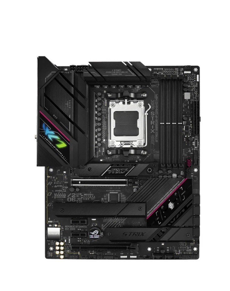 ASUS ROG Strix B650E-F Gaming WiFi AMD B650 AM5 Ryzen Desktop TX Motherboard - Image 1 of 1