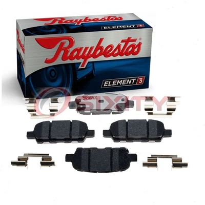 Juego de pastillas de freno de disco trasero Raybestos Element3 para Infiniti G37 cl 2008-2013 Foto 1 de 4