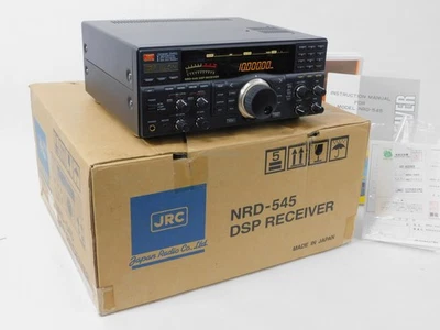 JRC NRD-545 DSP Ham Radio Communications Receiver + Box (SN 04822, excellent) - Image 1 of 4