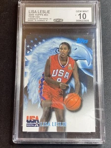Lisa Leslie 2000 Topps Topps Team EE. UU. 83 CCG 10 RC - Imagen 1 de 2