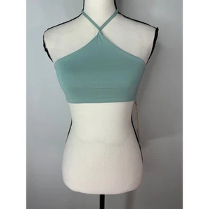 Stone Fox SWIM Signature Apex Top in Blue Surf SMALL NWT - Picture 1 of 5