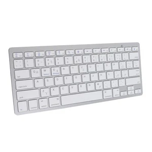 Wireless BT Keyboard Portable Compact Ultra Thin Bilingual Universal For PC Hot - Bild 1 von 36