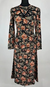 Sandro Paris Kleid mehrfarbig Blumenmuster 100 % Seide Größe 1 - Bild 1 von 9