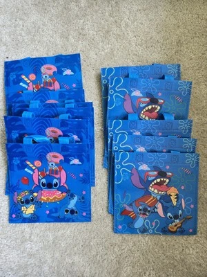 Juego de suministros de fiesta Lilo & Stitch 12 piezas bolsas de regalo reutilizables nuevas Foto 1 de 4