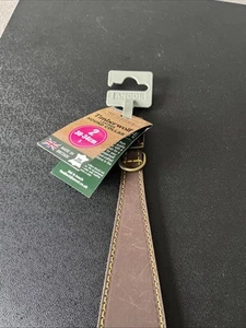 Ancol Timberwolf Hound Collar Size 2 Brown Leather New - Picture 1 of 4