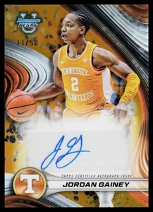 Jordan Gainey 2024-25 Bowman's Best U Best of 2024 GOLD /50 Tennessee Auto - Bild 1 von 2