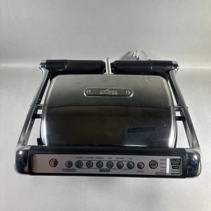 ALL-CLAD Meat/Fish Grill Tabletop Automatic Model 8358s1 w/out Tray Preowned - Picture 1 of 18