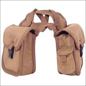 Bolso de Sillín 30CE Pequeño Clásico Equino Pequeño Cuerno con Correas Cruzadas Marrón - Imagen 1 de 1