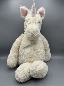 Jellycat London groß 32 Zoll Stofftier wirklich groß Bashful weiß & rosa Plüsch Einhorn - Bild 1 von 11