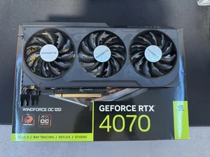GIGABYTE GeForce RTX 4070 WINDFORCE OC 12GB GDDR6X Scheda Video -... - Photo 1/3