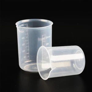 Taza Medidora Pequeña 25-500 ml Plástico Transparente Jarra Vaso Herramienta Hornear B2J9 - Imagen 1 de 23