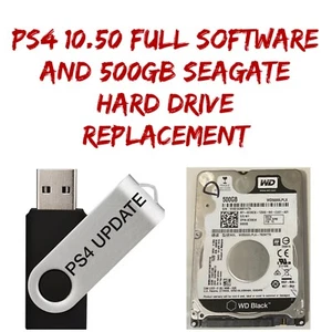 Sony PlayStation 4 Replacement Internal 500GB 2.5" Hard drive w/USB update