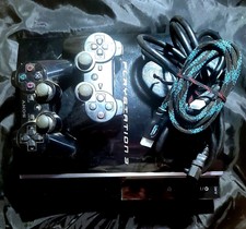 Sony Playstation 3 PS3 Fat Console 80GB Bundle *WORKS PERFECT*