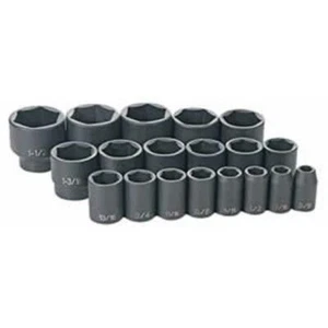 Grey Pneumatic GRY1319 19 Pc.5  Dr. Fractional Impact Socket Set - Picture 1 of 1