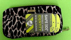 TRAVELON NWT Women's Black Zip Around Wallet - Wristlet - RFID Blocking  - Picture 1 of 4