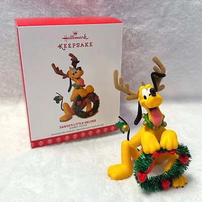 'Santa's Little Helper' Plutão! Ornamento Hallmark Keepsake edição limitada 2017 - Imagem 1 de 4