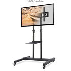 Mobile TV Stand Rolling TV Cart w/Mount Lockable Wheels for 32 47 68 70 inch TVs