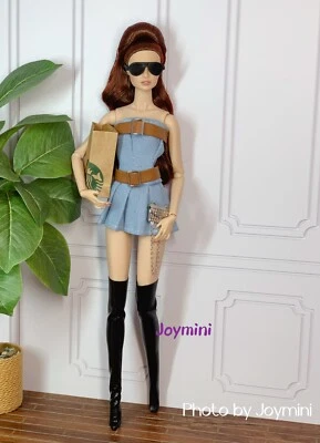 6 PIEZAS Para Moda Royalty Integrity Poppy Parker NuFace Muñecas Zapatos de Vestir Bolso 1/6 Foto 1 de 4