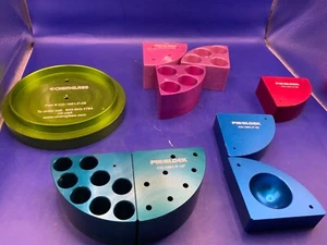 Accessories for PIE-Blocks, Reaction Blocks, Chemglass: one piece metal block - Picture 1 of 22