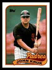 1989 Topps John Kruk  San Diego Padres #235 Centered Mint