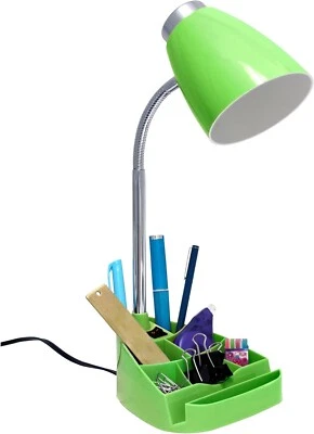 Simple Designs 18.5" Compartmental Desk Lamp - Green - Image 1 of 4