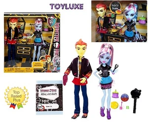 Monster High HOME ICK Doble La Receta HEATH QUEMADURAS Y ABADÍA BOMINABLE 2 Juego de Muñecas - Imagen 1 de 12