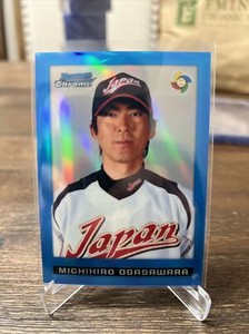 2009 Bowman Chrome WBC Prospects Blue Refractors Michihiro Ogasawara/150 SSP