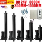 DC 24V Linear Actuator Motor 3000N 350MM 700MM 800MM 1000MM Heavy Duty Fast IP65
