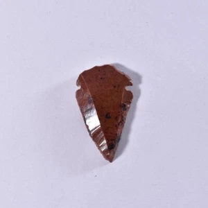 Cabeza de flecha grande de caoba obsidiana cortada edad de piedra recreación - Imagen 1 de 3