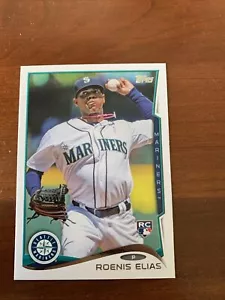 Roenis Elias Rookie Card # US 220 2014 Topps Updated Series Seattle Mariners - Picture 1 of 1