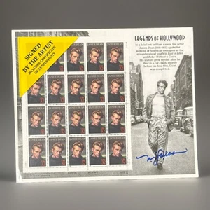 Scott 3082 “Legends Of Hollywood: James Dean” Signed By Artist Micheal J Deas - Picture 1 of 2