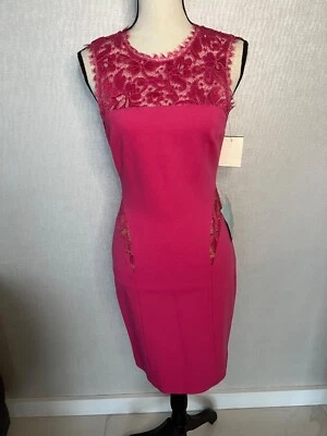 NWT Emilio Pucci Stretch Bodycon Dress, With Lace, Made In Italy, Size IT40/ US6 - Image 1 of 4