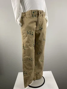 New J.Crew Crewcuts Chino Pants Size 5 Skinny Stretch Khaki Gnome Unisex - Picture 1 of 11