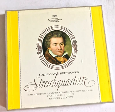 Beethoven String Quartets - Amadeus Quartet 4 LP BOX SET DGG TULIPS Allee NM - Image 1 of 4