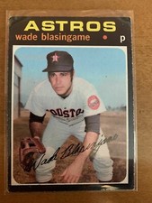 1971 Topps #79 Wade Blasingame Houston Astros Baseball Card