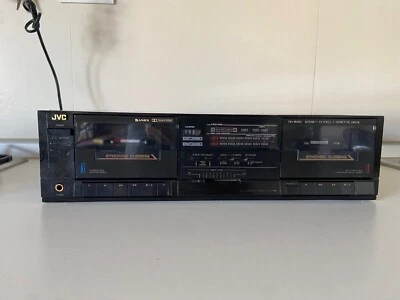 STEREO DOPPIA CASSETTA JVC TD-W110E CASSETTE DECK VINTAGE - Imagen 1 de 4