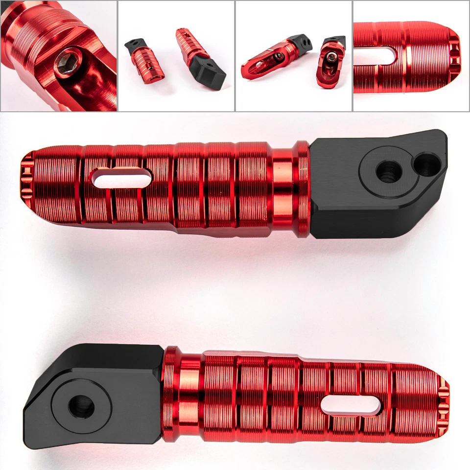 Rear Footrests Foot Peg for HONDA CBR250RR CBR600RR CBR1000RR CB1100/CBR900 Red Foto 1 de 4