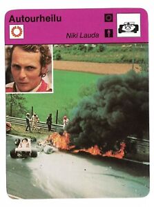 1977 Finnish Sportscaster Formula 1 #08-192 Niki Lauda (Ferrari)