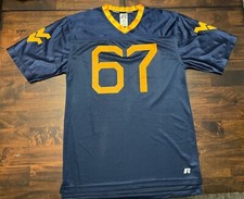 Russell West Virginia Mountaineers Jersey Number 67 Men’s Size Small (34-36)