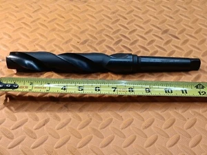 1 1/4" HSS Morse Taper #3 Flat Bottom Twist Drill Bit 12 1/2" OAL MT3 1.25 - Picture 1 of 10