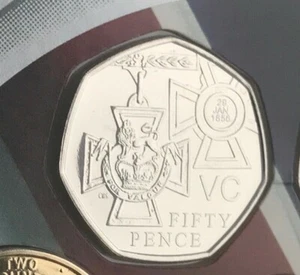 Simply Coins 2006 VICTORIA CROSS MEDAL 50 PENCE COIN BRILLIANT UNCIRCULATED BU - Picture 1 of 3