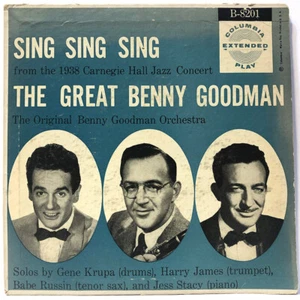 Benny Goodman Orchestra 45 Sing Sing Sing 30s swing jazz Columbia 7" vinyl NM- - Picture 1 of 6