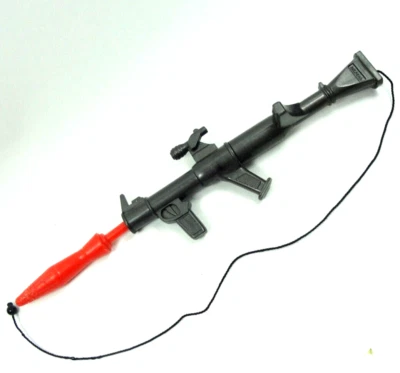 Boneco de ação vintage John Rambo Rocket Launcher 1986 Coleco peças originais - Imagem 1 de 4