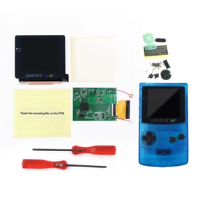 V5 Laminated OSD Menu Retro Pixel IPS LCD Screen Backlight For GBC With w/ Case - Picture 1 of 37