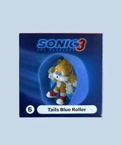 2024 McDonald's Happy Meal Toys Sonic3 The Hedgehog #6 Sonic Tails Blue Roller - Picture 1 of 2