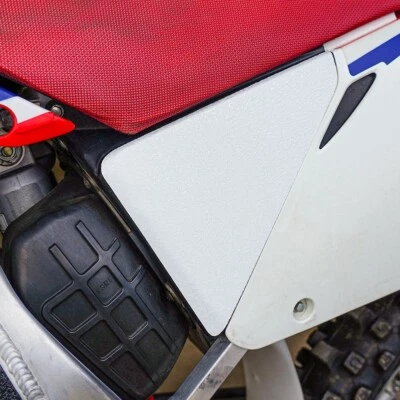 White Air Box Guards 2002-2007 Honda CR125 Airbox Grip Tape Decal CR 125 125R - Image 1 of 3