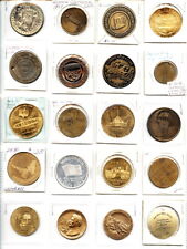 20 Pack Different Centennial & Other Tokens & Medals Many Wisconsin