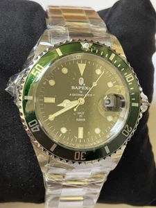 BAPEX Sar Marina Type 1 Watch A Bathing Ape No Box New Unused - Picture 1 of 4