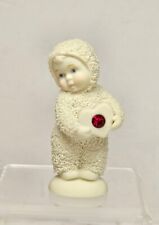 Dept. 56 Snowbabies Figurine My Heart Shines For You Red Jewel July Birthstone